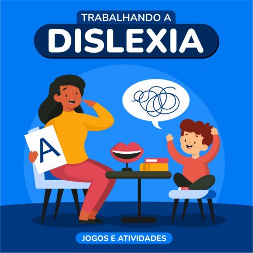 Mockup Trabalhando a Dislexia - Jogos e Atividades